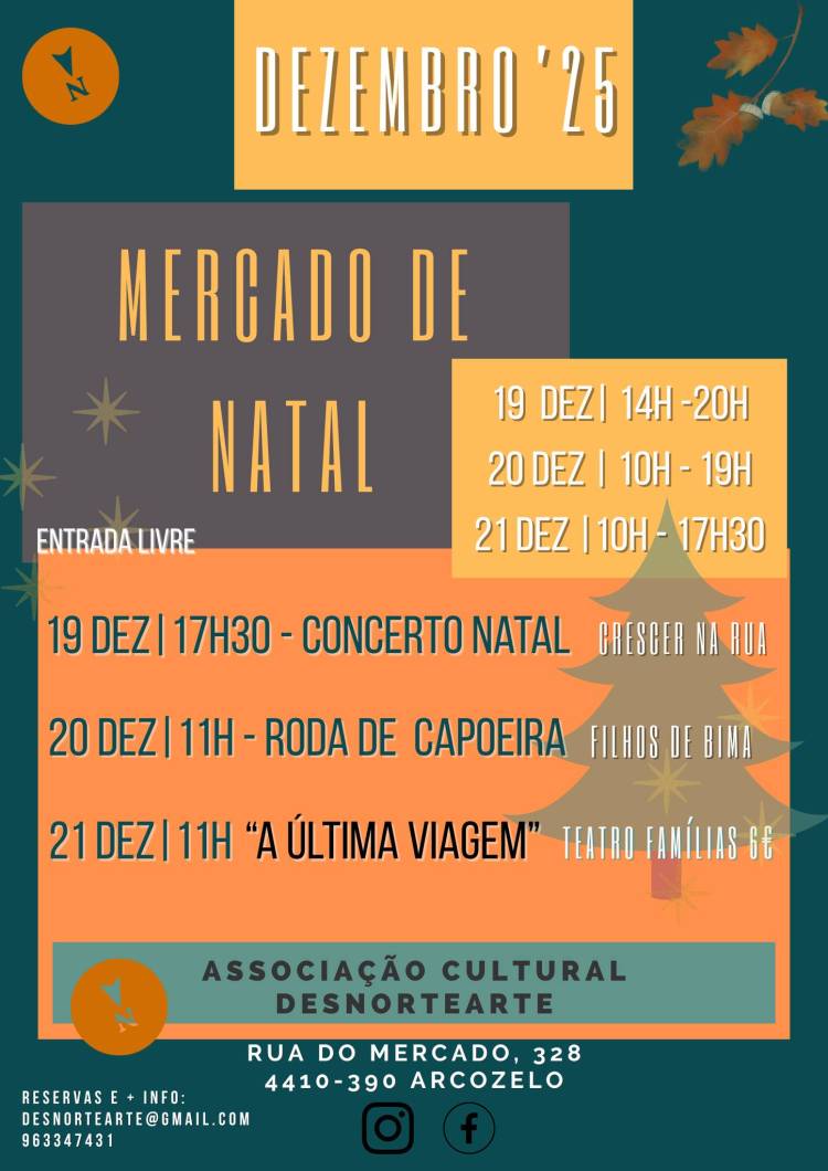MERCADO DE NATAL e muito mais!