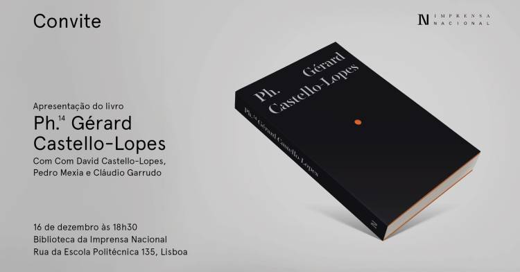 Apresentação do novo título da Série Ph. – Ph.14 Gérard Castello-Lopes