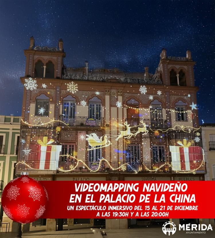 Videomapping Navideño Palacio de la China