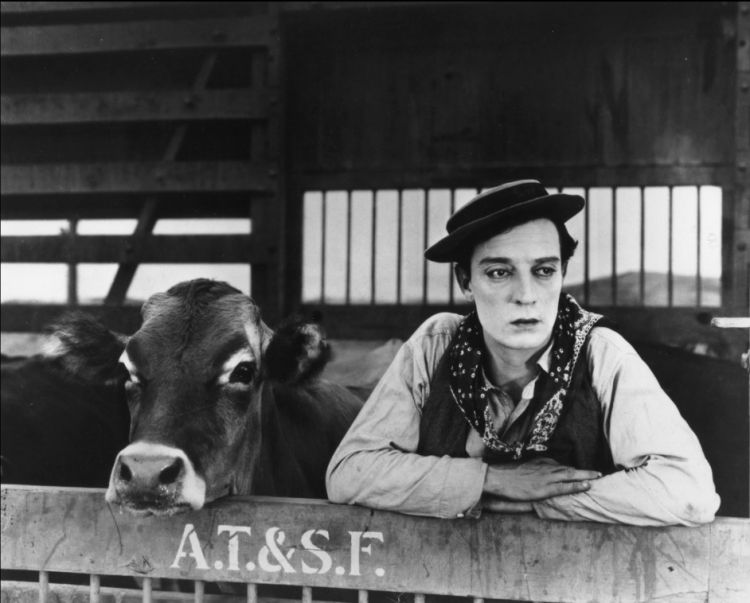 GO WEST, de Buster Keaton (acompanhado ao piano por Catherine Morisseau)