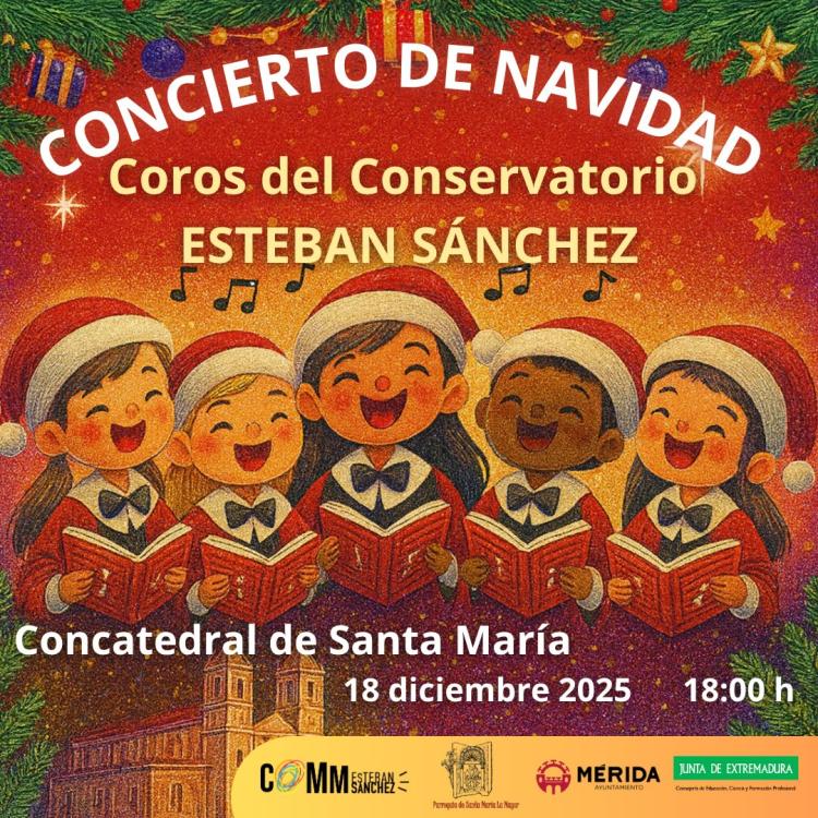 Concierto de Navidad Coros Conservatorio Esteban Sánchez