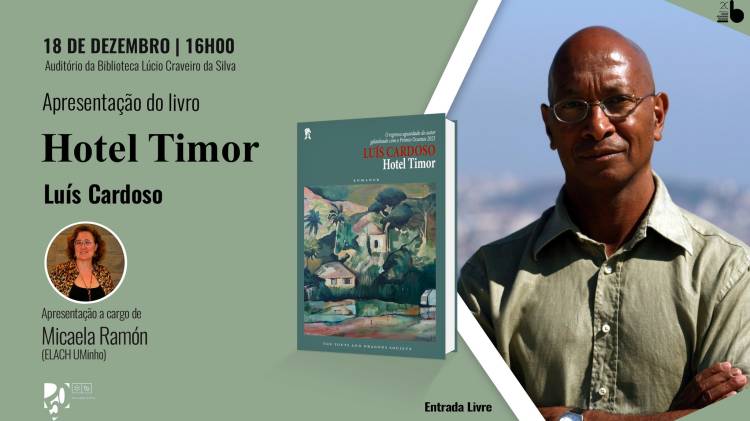 Apresentação do livro 'Hotel Timor' da autoria de Luís Cardoso