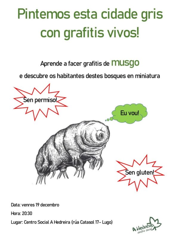 Pintemos esta cidade gris con grafitis vivos!