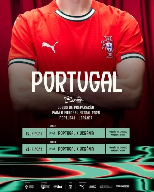 Torneio de Preparação Para o Europeu Futsal 2026| Portugal x Ucrânia
