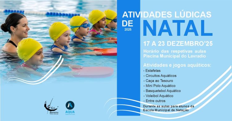 Atividades Lúdicas de Natal 2025 | Circuito de Natação do Barreiro 2025/2026