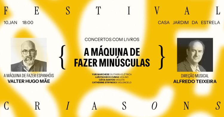 Concertos com livros: A máquina de fazer minúsculas