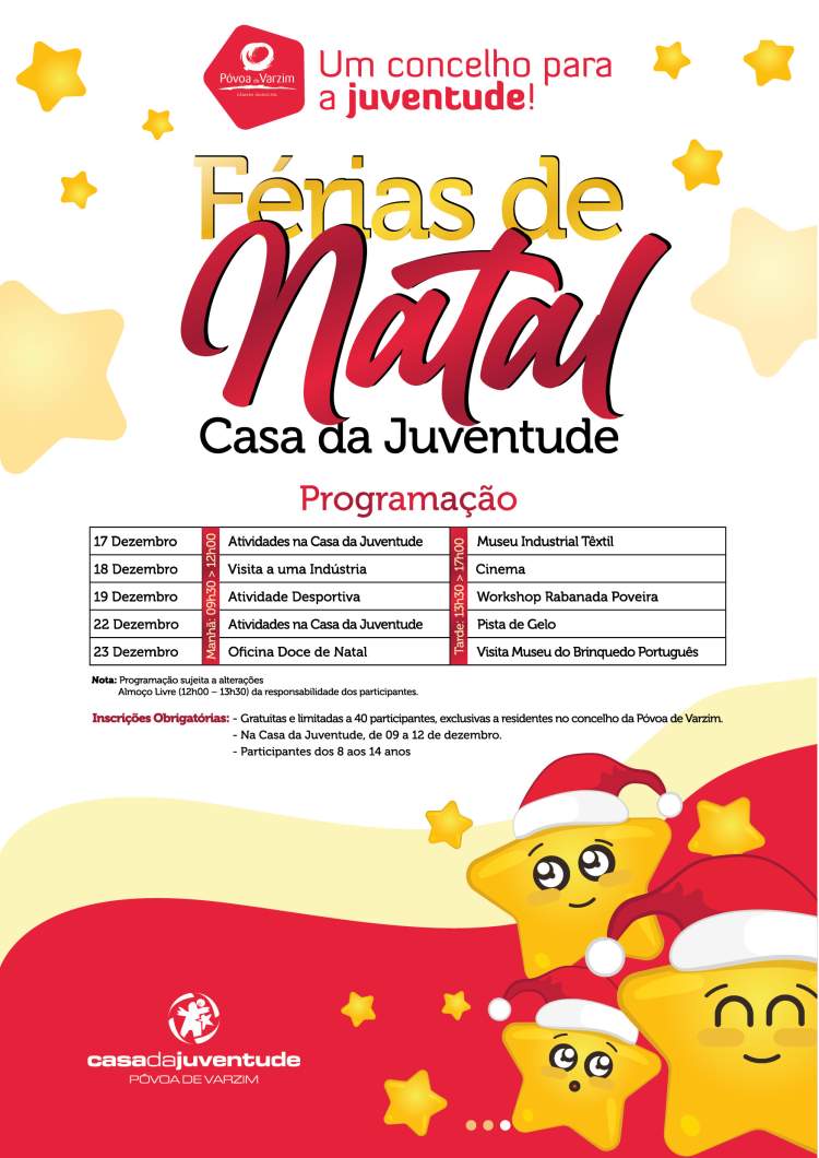 Férias de Natal - Casa da Juventude