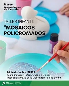 Taller infantil. Mosaicos policromados