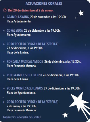 ACTUACIÓN – VOCES MONTES AQUILIANOS