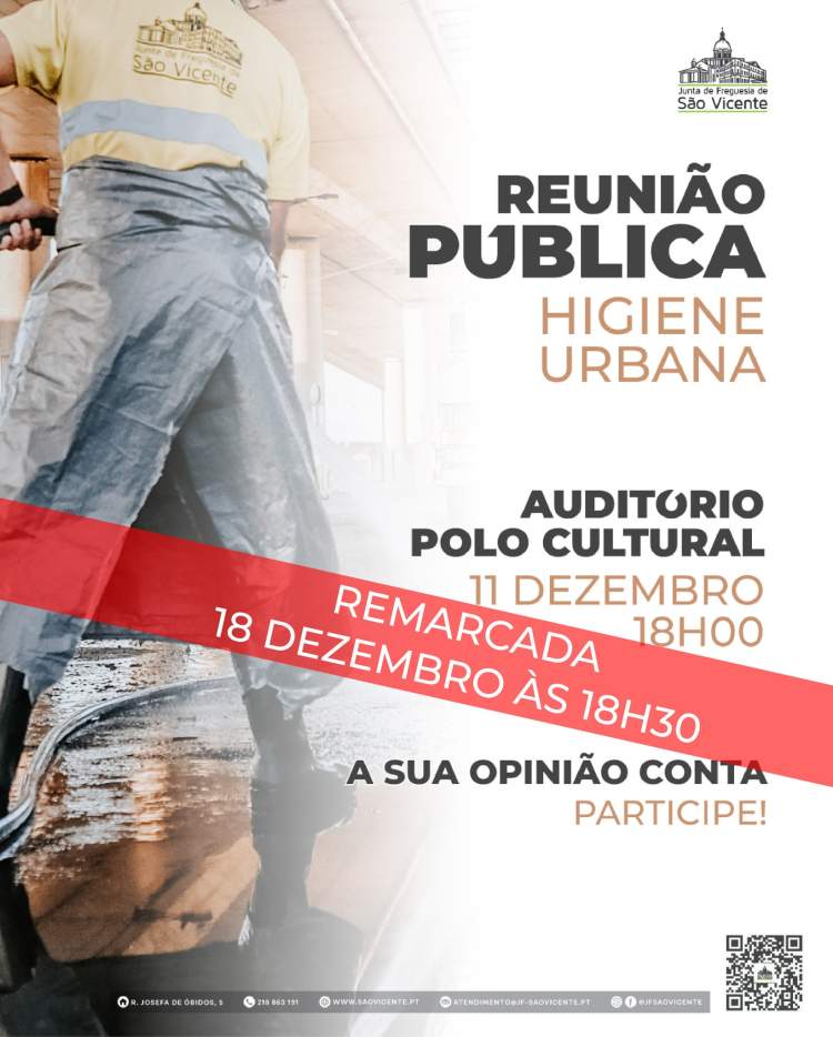 Reunião Pública  – Higiene Urbana