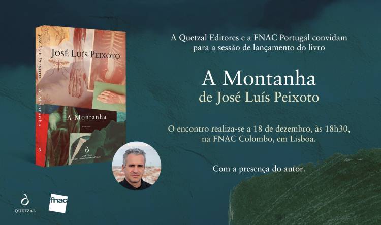 LISBOA | Sessão de lançamento de «A Montanha», de José Luís Peixoto.