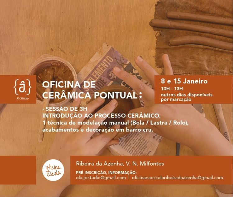 Oficina na Escola - Oficina de Cerâmica Pontual