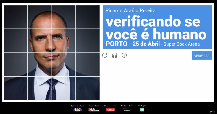 Verificando se você é humano - 25 Abril, 21:30