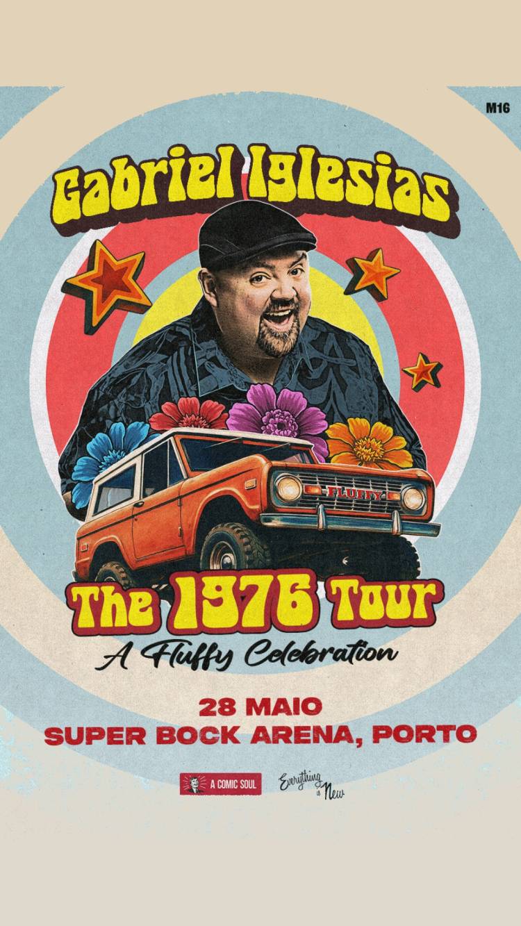 Gabriel Iglesias  The 1976 Tour - 28 Maio, 21:30