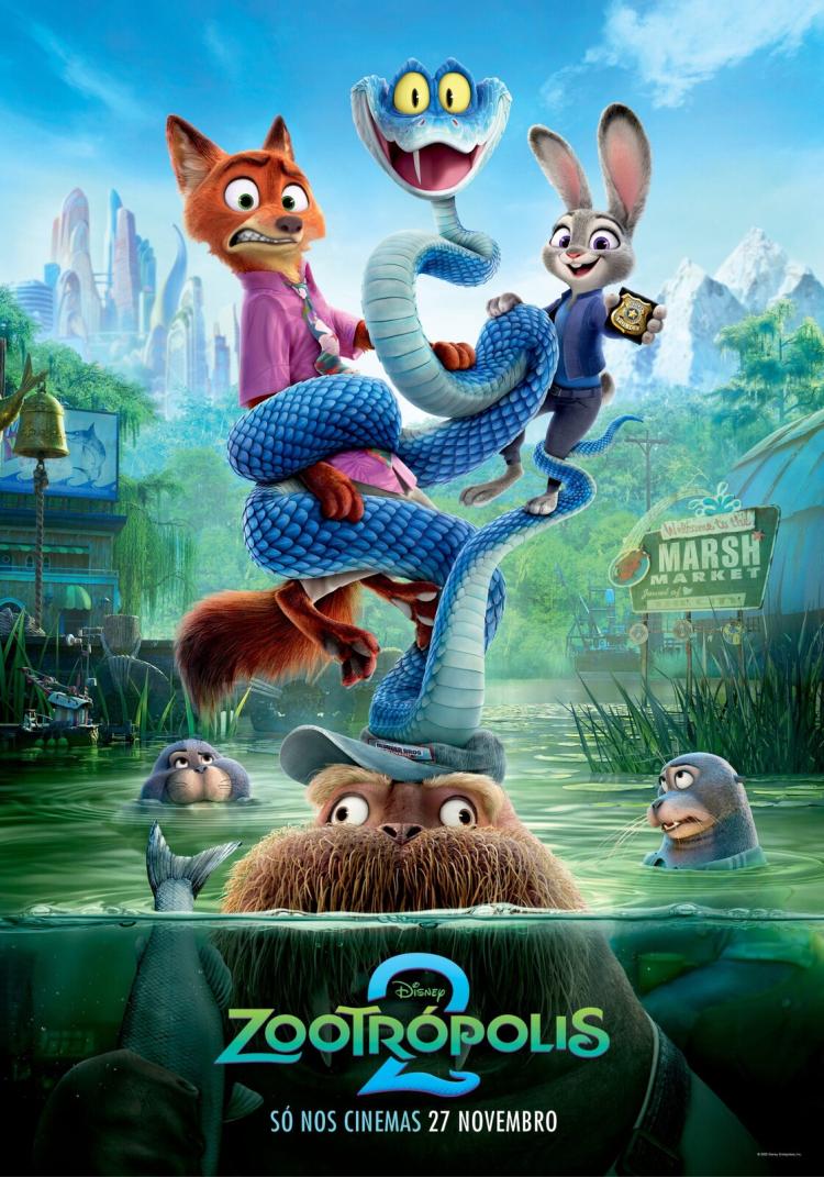 Cinema Infantil - Zootrópolis 2