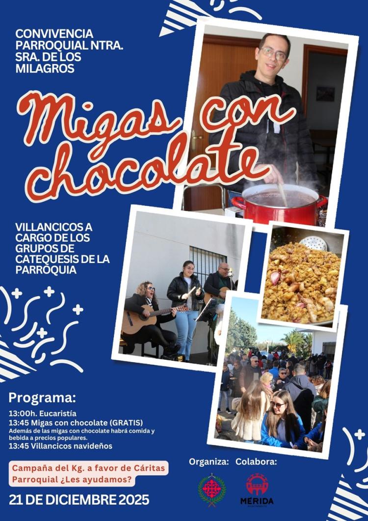 Migas con Chocolate-Convivencia Parroquial de Los Milagros (NUEVA FECHA)