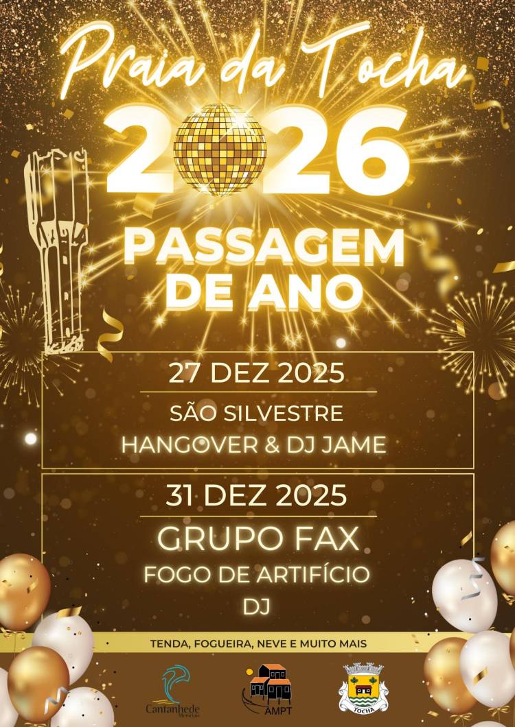 Passagem de Ano - Praia da Tocha