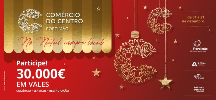 Município de Portimão estimula compras no Comércio do Centro com campanha 'No Natal, compre Local'