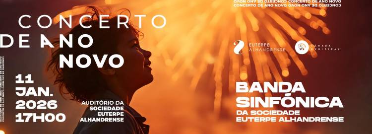Concerto de Ano Novo na Sociedade Euterpe Alhandrense