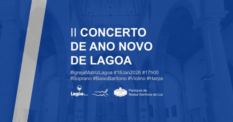 II Concerto de Ano Novo de Lagoa (Algarve) | Soprano, Baixo-barítono, Violino & Harpa