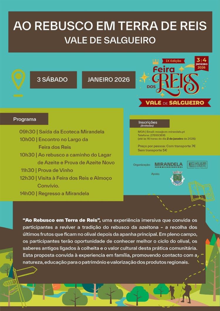 Passeio Pedestre 'Ao Rebusco em Terra de Reis' | Vale de Salgueiro