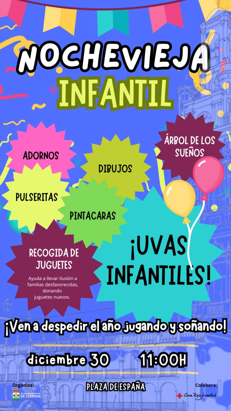 Fiesta infantil de Nochevieja