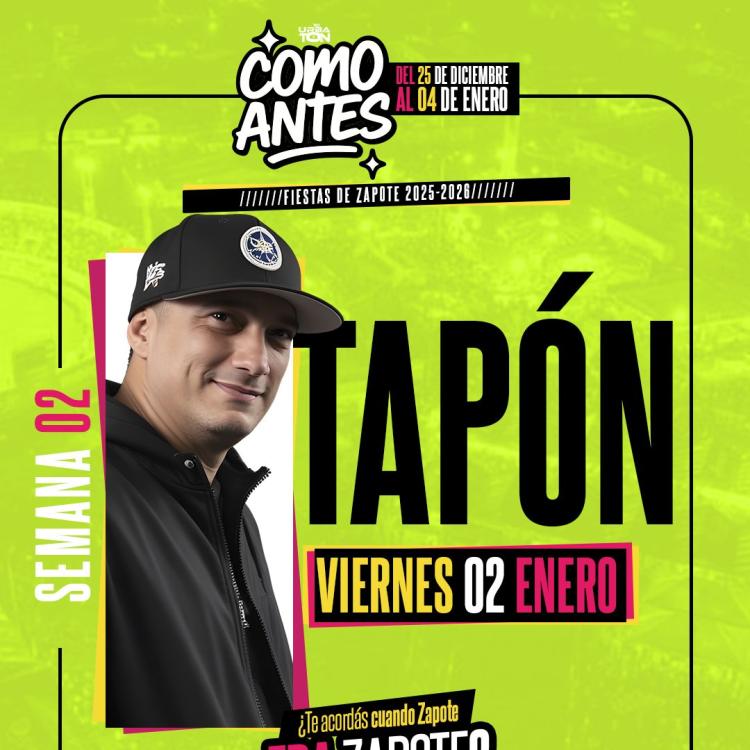 COMO ANTES – Tapón en vivo | Zapote 2025–2026