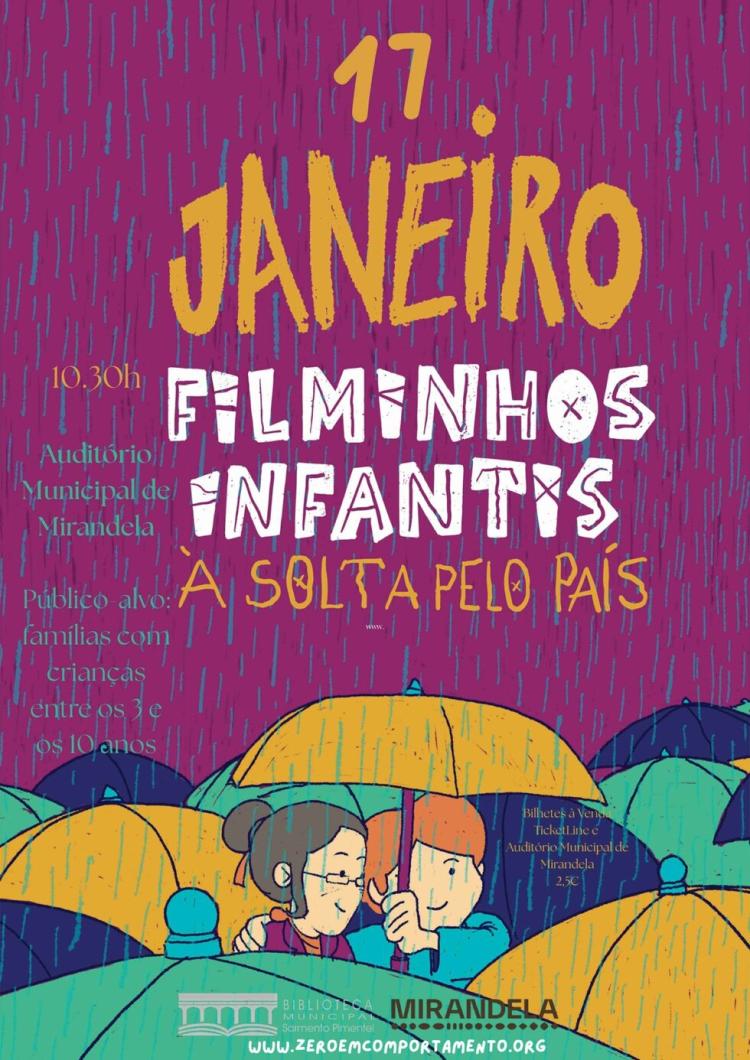 Filminhos Infantis à Solta pelo País | janeiro 2026