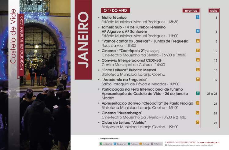 PROGRAMA DE EVENTOS - JANEIRO