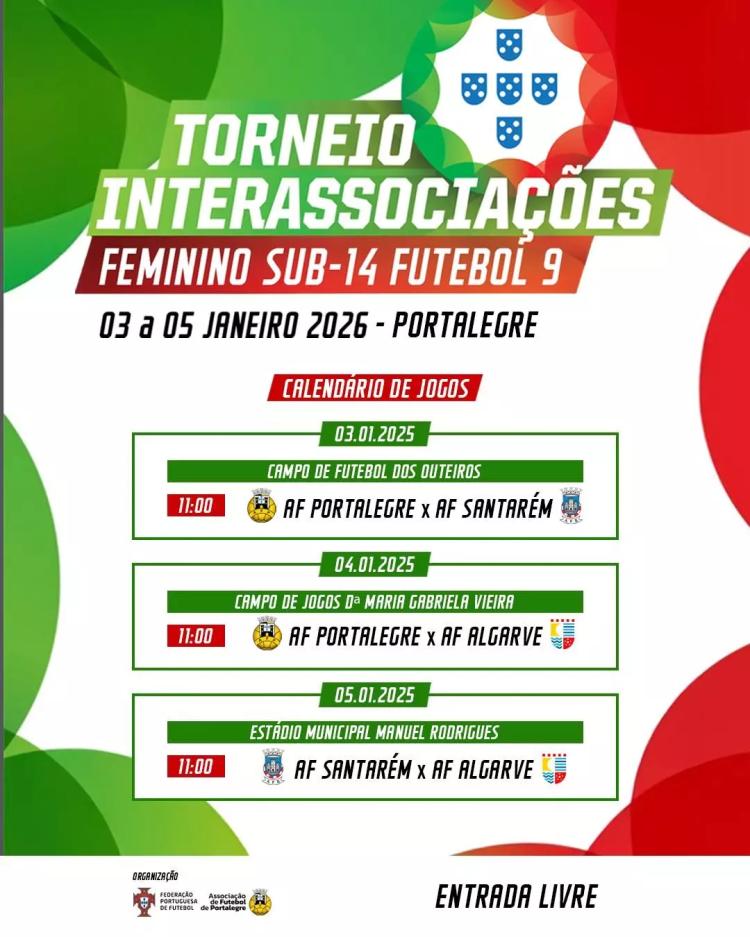 TORNEIO INTERASSOCIAÇÕES FEMININO SUB-14