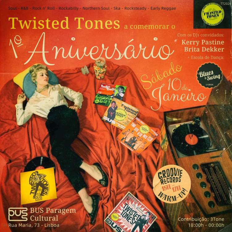 Twisted Tones' 1st Anniversary at BUS (& Groovie Records)