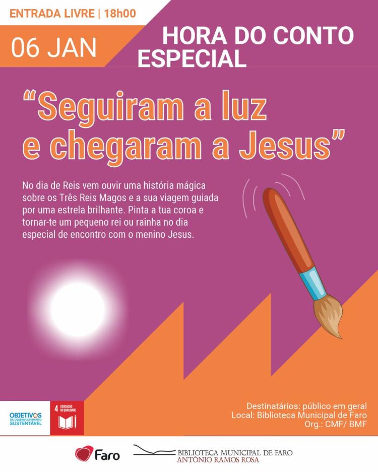 Hora do Conto Especial - 'Seguiram a Luz e chegaram a Jesus'