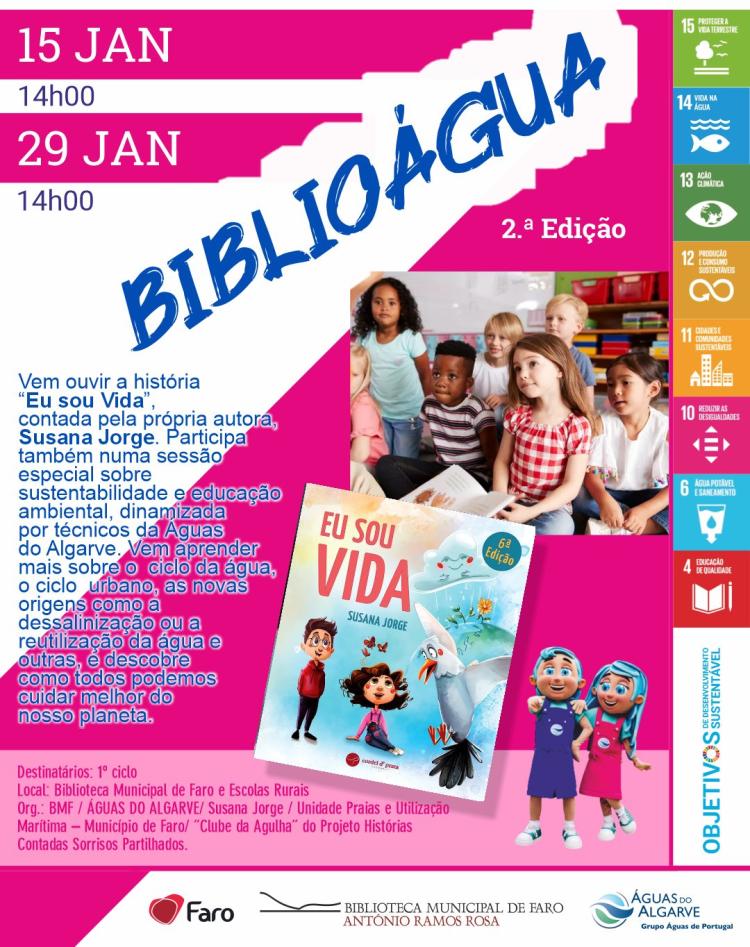 2ª Edição de BiblioÁgua - A história 'Eu sou Vida' de Susana Jorge