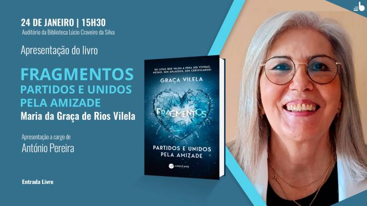Apresentação do livro Fragmentos - Partidos e unidos [Prosa], de Maria da Graça de Rios Vilela