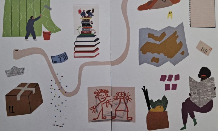 Paisagens de papel: oficina de colagem com papel de plantas – Oficina para famílias