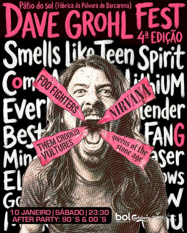 Dave Grohl Fest by Foo Riders - Trib. Foo Fighters - 4ª Edição | After Party: 90´s & 00´s