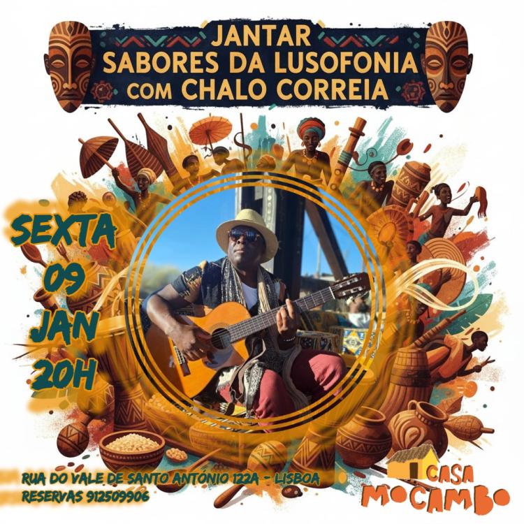 Jantar Sabores da Lusofonia com Chalo Correia