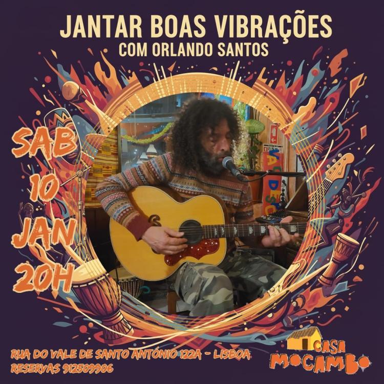 Jantar Boas Vibrações com Orlando Santos