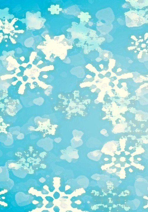 Flocos de Neve com Tinta de Sal!