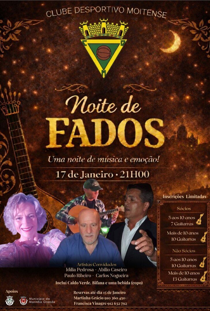 oite de Fados no Clube Desportivo Moitense