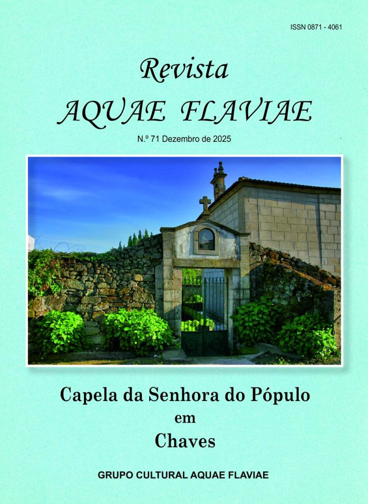 APRESENTAÇÃO DA REVISTA AQUAE FLAVIAE Nº 71