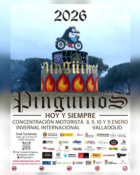 Concentración motorista invernal internacional Pingüinos