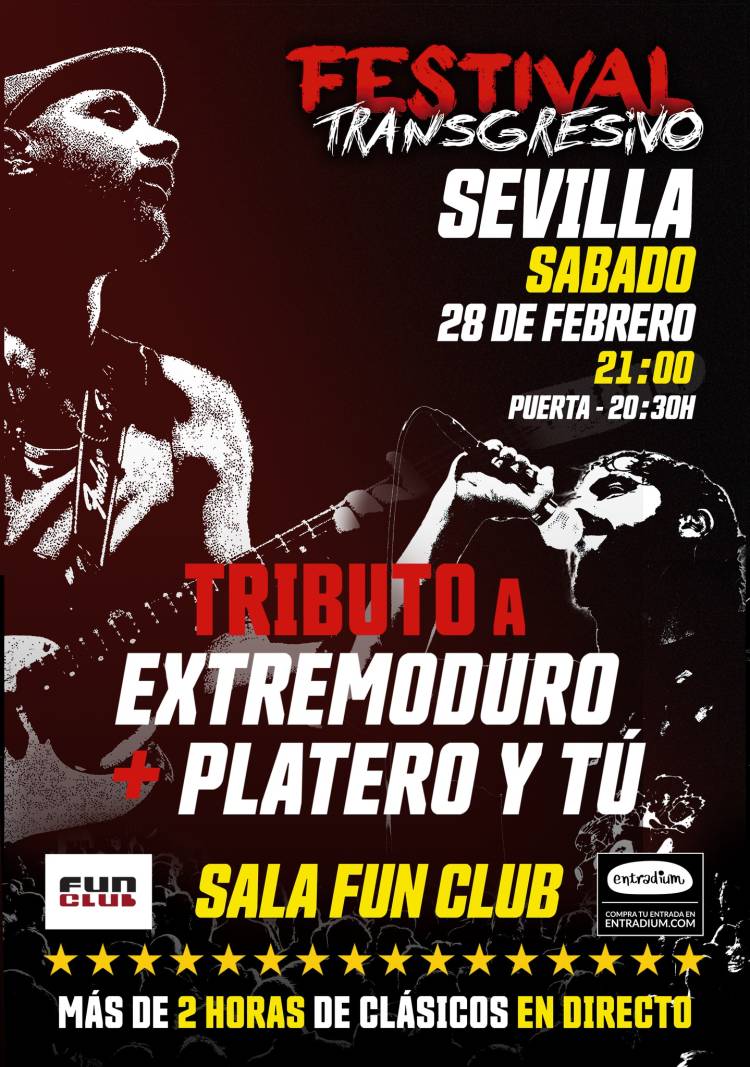 Festival Transgresivo: Tributo a Platero y Extremo en Sevilla