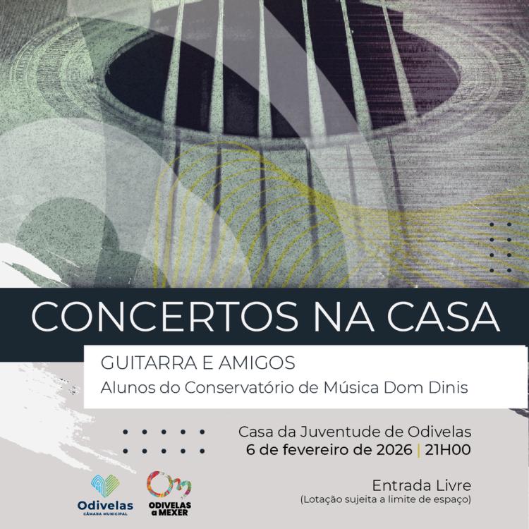 GUITARRA E AMIGOS | Concertos na Casa