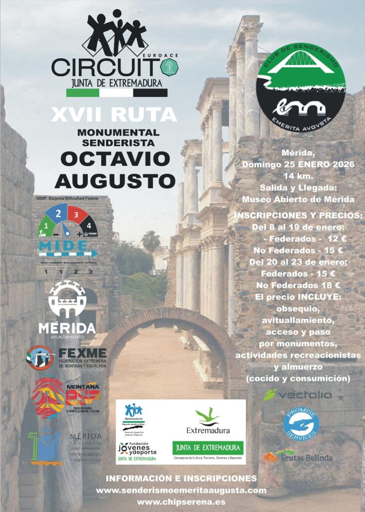 XVII Ruta Monumental Senderista Octavio Augusto