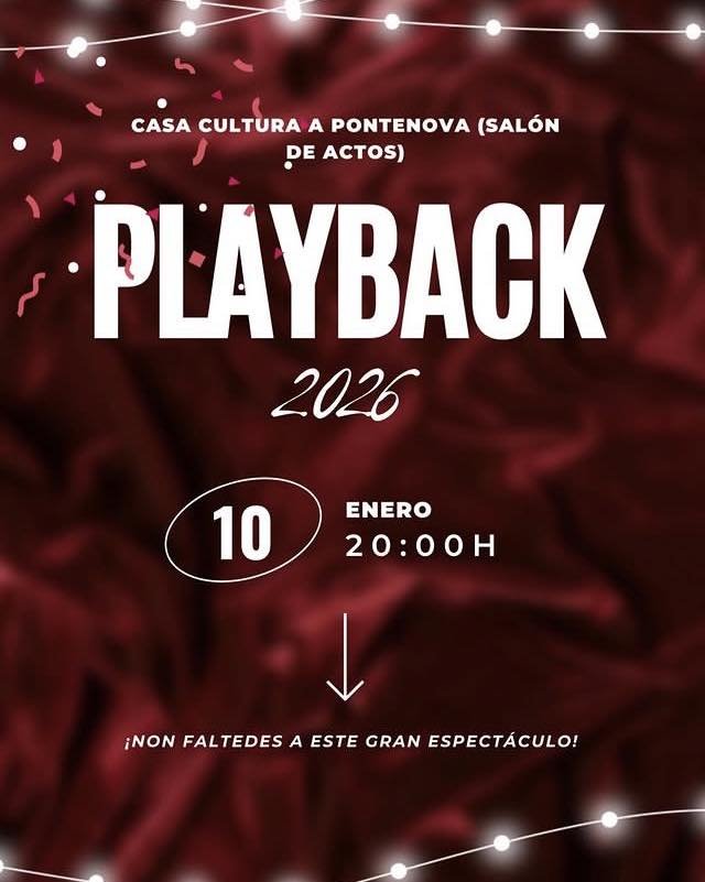 PLAYBACK A PONTENOVA
