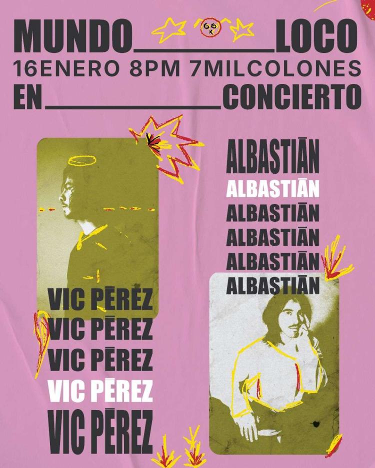 Vic Pérez y Albastián en concierto