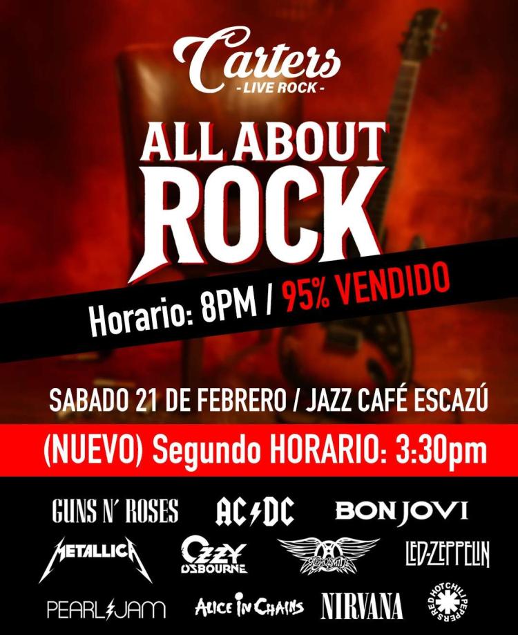 All About Rock | Edicion 80s y 90s | 3:30pm
