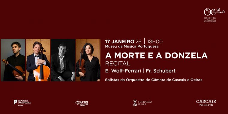 'A Morte e a Donzela', recital pela OCCO - Orquestra de Câmara de Cascais e Oeiras