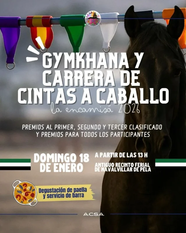 Gymkhana y Carrera de Cintas a Caballo - La Encamisa 2026